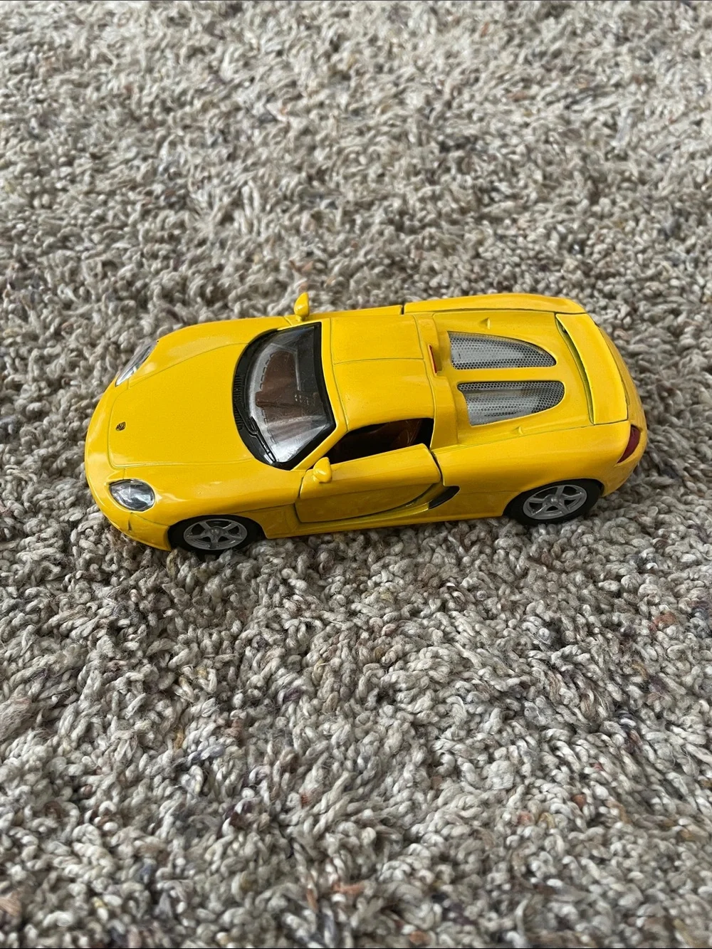 Yellow Porsche Carrera GT 5” Diecast Model